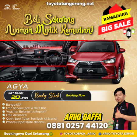 Promo Agya terbaru