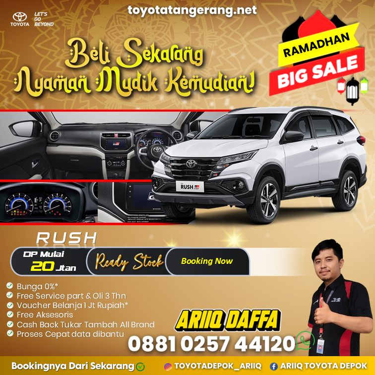 Promo Rush GR sport terbaru