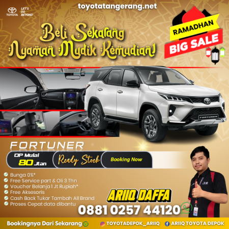 Promo Fortuner VRZ GR terbaru